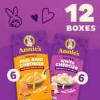 Annie's Organic Macaroni & Cheese Variety Pack, 6 oz (Pack of 12) Annie's