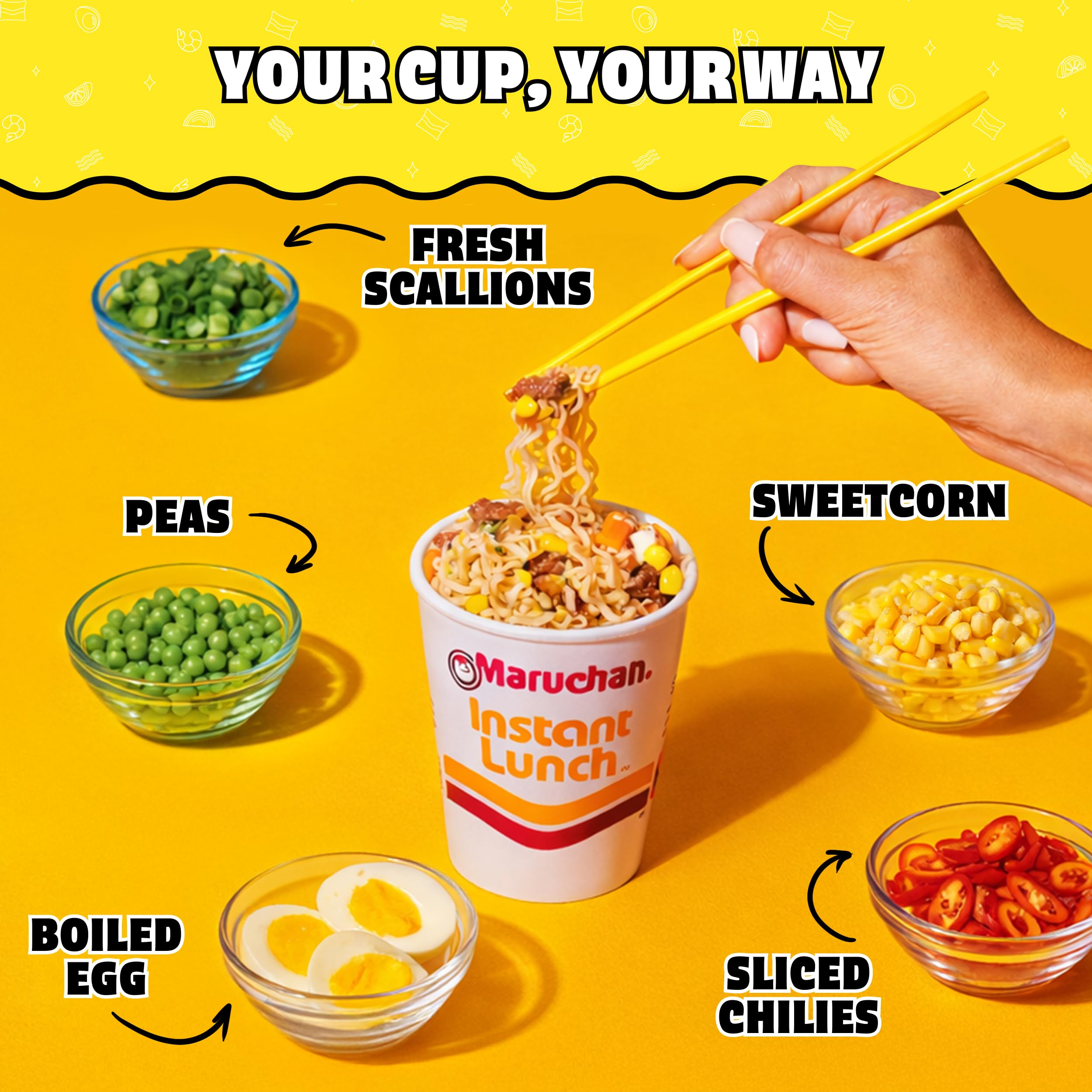 Maruchan Instant Lunch Ramen Noodles, 2.25 oz (Pack of 12)