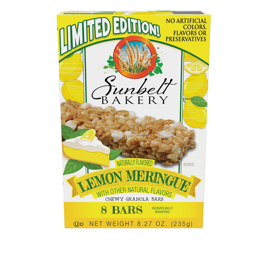 Sunbelt Meringue Chewy Granola Bars, Lemon, 4 ct Sunbelt