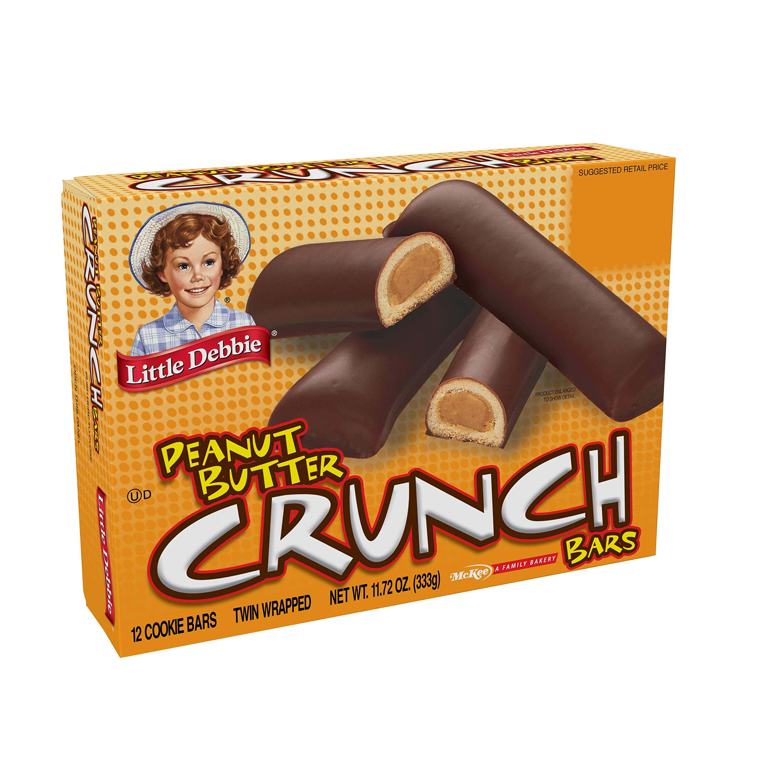 Little Debbie Peanut Butter Crunch Bars, 11.72 oz Little Debbie