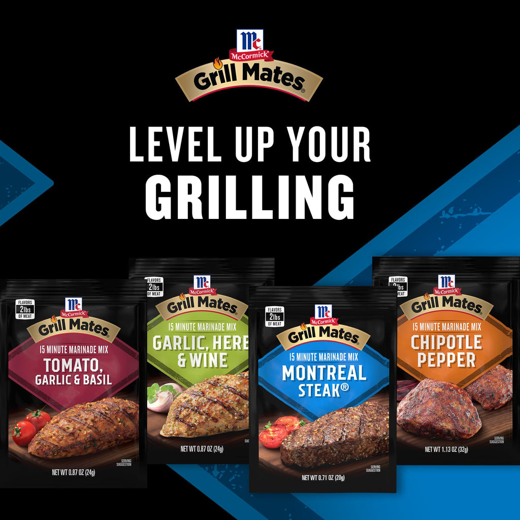 McCormick Grill Mates Marinade Mix Variety Pack, 12.32 oz (12 ct) McCormick