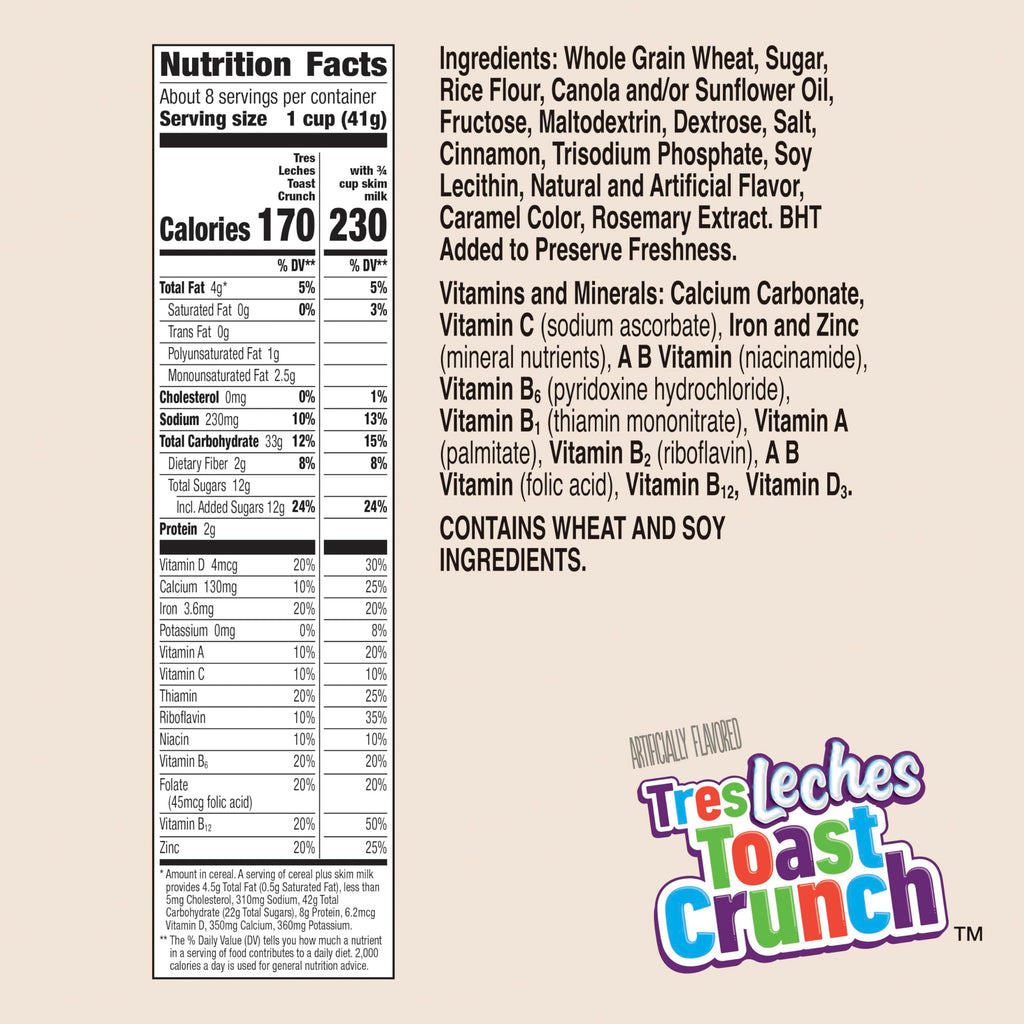 Cinnamon Toast Crunch Tres Leches Cereal, 12 oz Cinnamon Toast Crunch