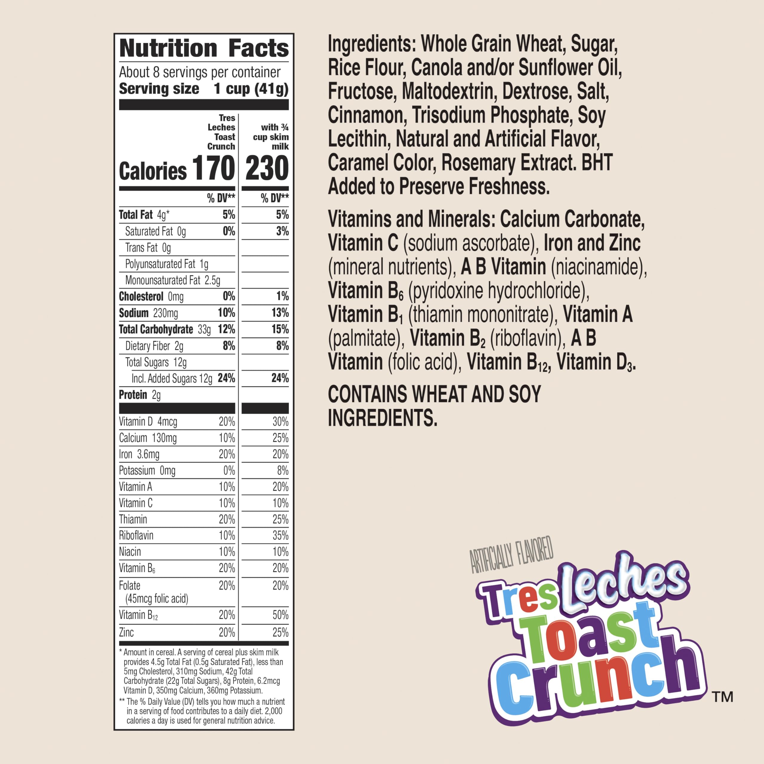 Cinnamon Toast Crunch Tres Leches Cereal, 12 oz Cinnamon Toast Crunch