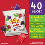 Funables Fruit Snacks, Mixed Berry, 32 oz, 40 ct Funables
