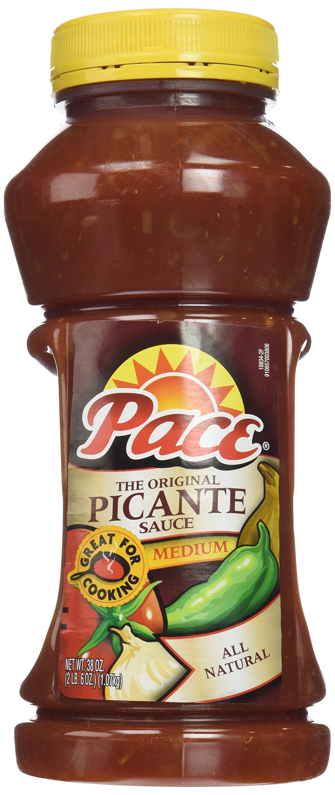 Pace The Original Picante Sauce, Medium, 38 oz (Pack of 2) Pace