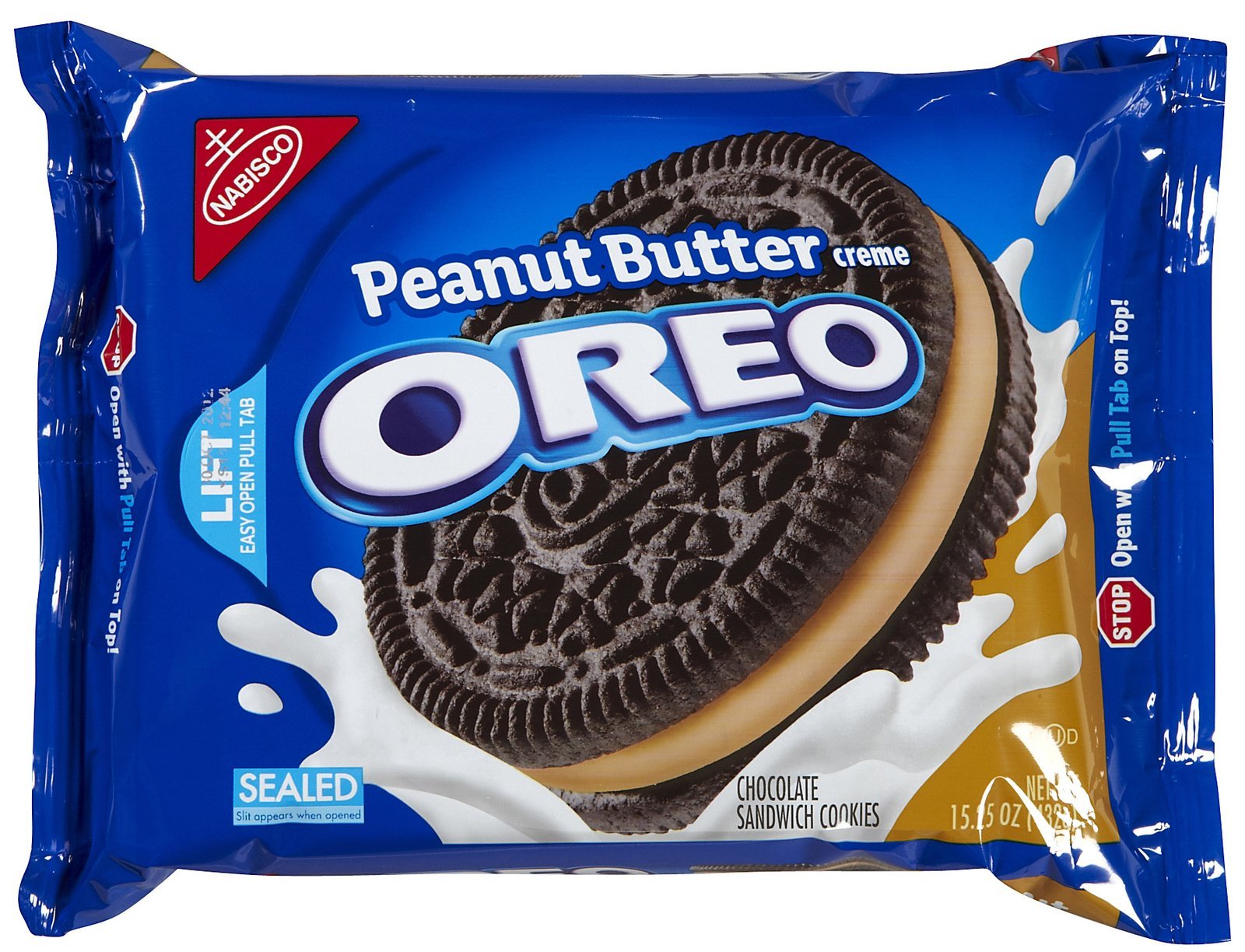 Oreo Peanut Butter Sandwich Cookies, 15.25 oz Oreo