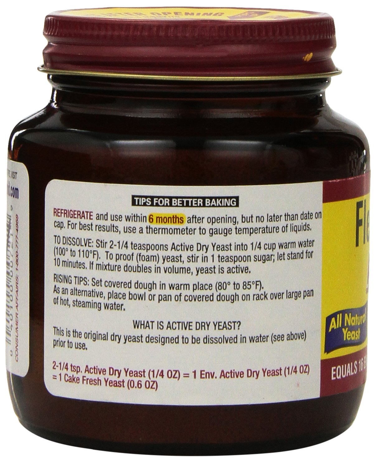Fleischmann's Active Dry Yeast, 4 oz Fleischmann's