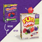 Funables Fruit Snacks, Mixed Berry, 32 oz, 40 ct Funables