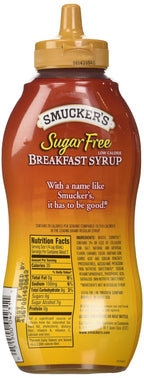 Smucker's Sugar Free Breakfast Syrup, 14.5 oz (Pack of 2) Smucker's