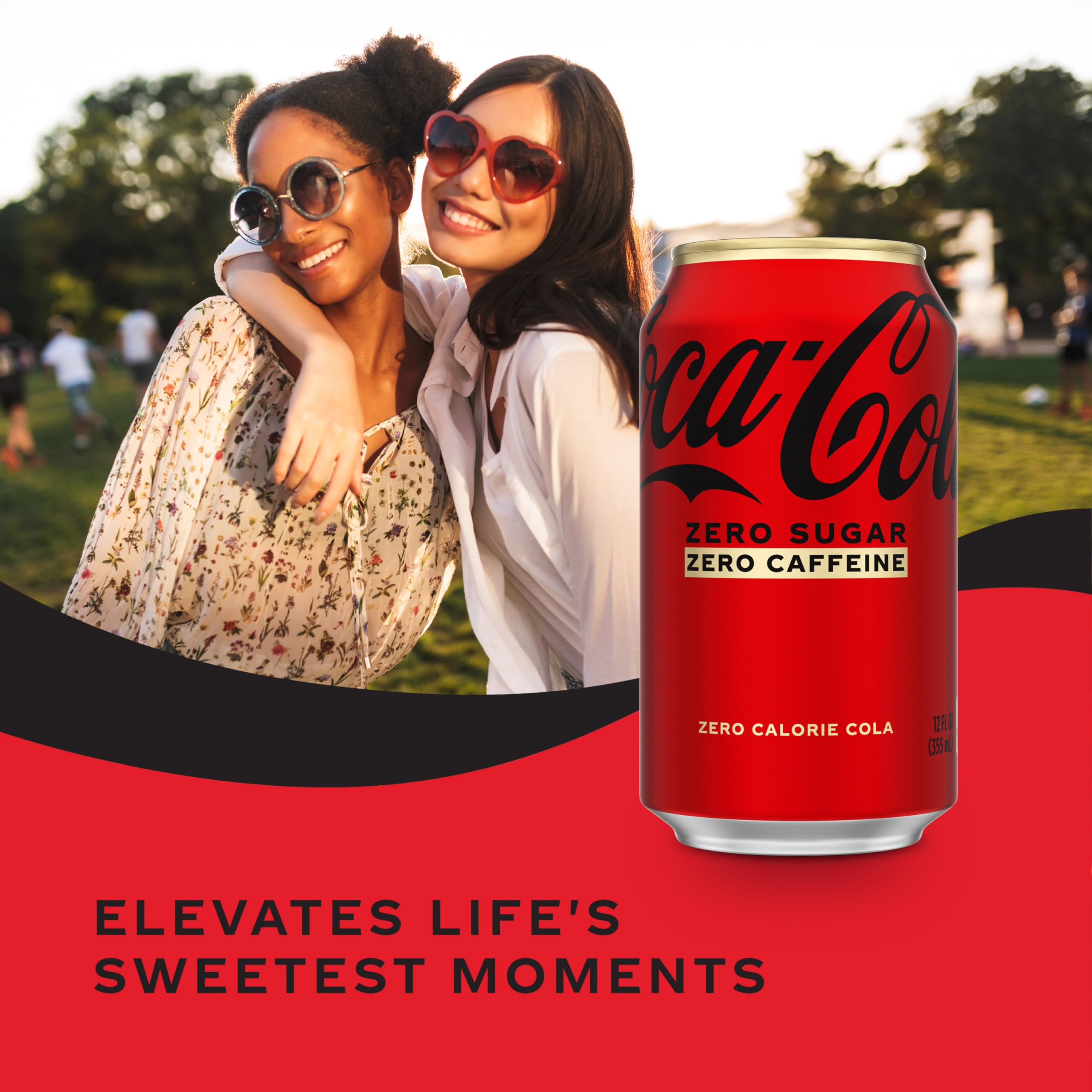 Coca-Cola Zero Caffeine Free, 12 oz (Pack of 12) Coke Zero