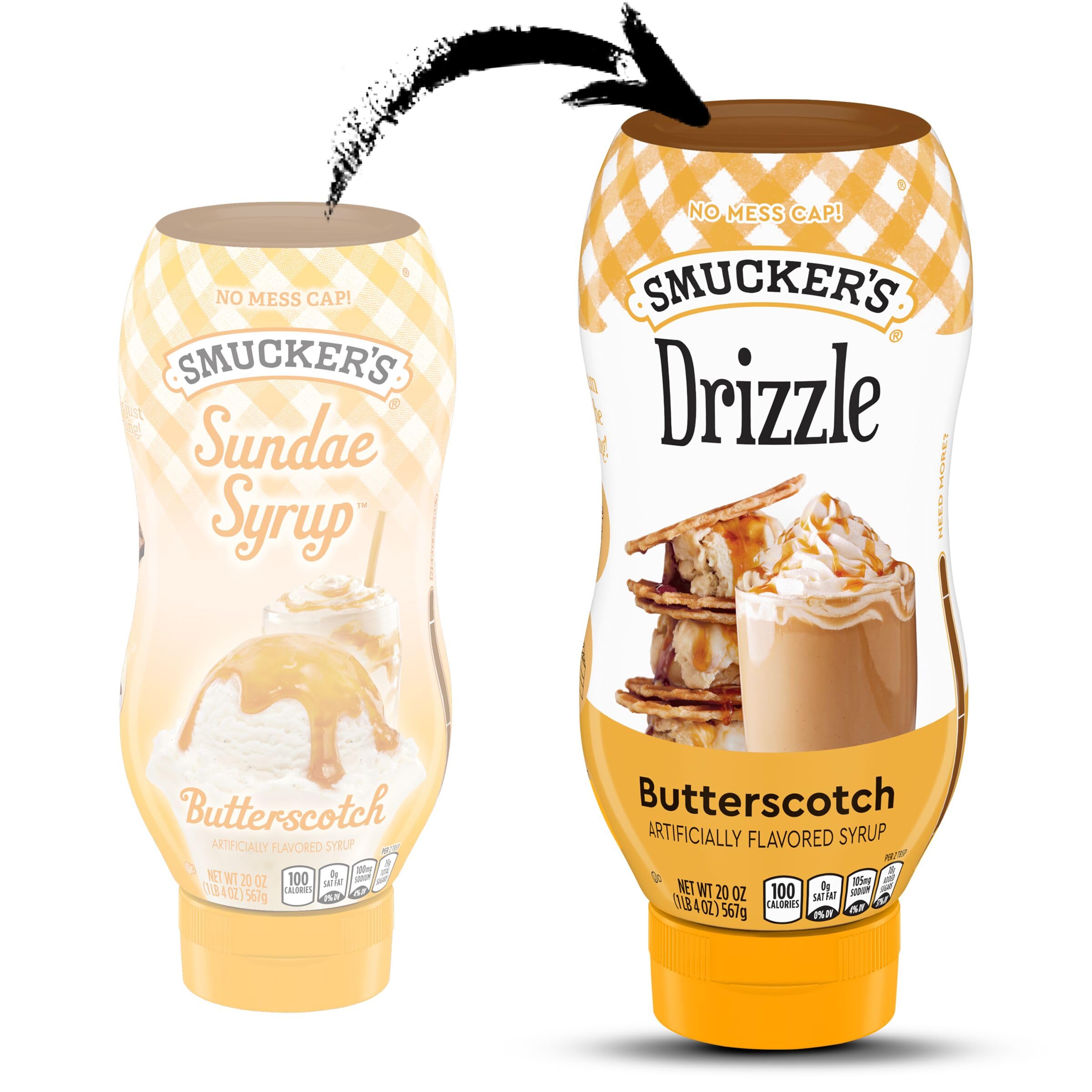 Smucker's Drizzle Butterscotch Syrup, 20 oz Smucker's