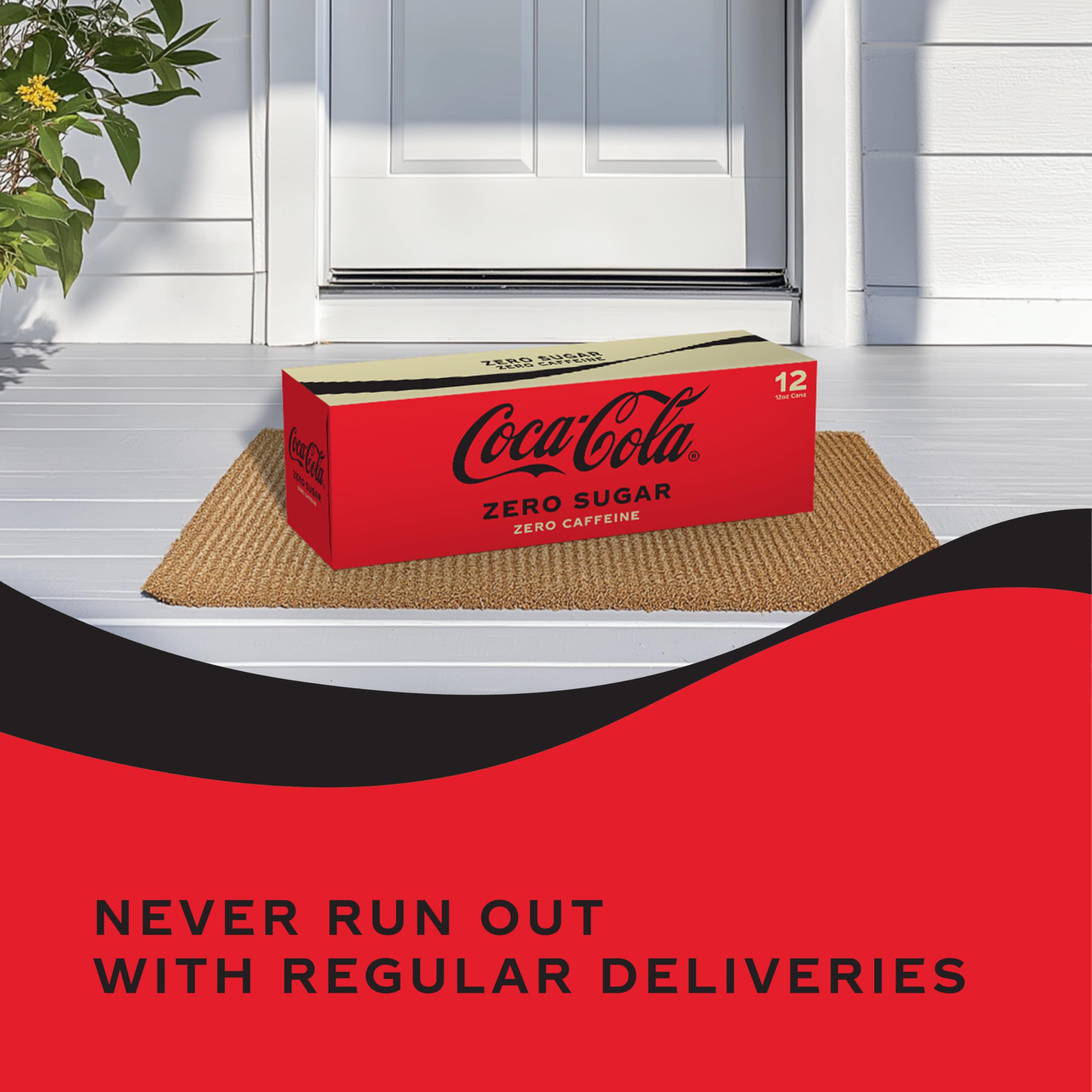 Coca-Cola Zero Caffeine Free, 12 oz (Pack of 12) Coke Zero