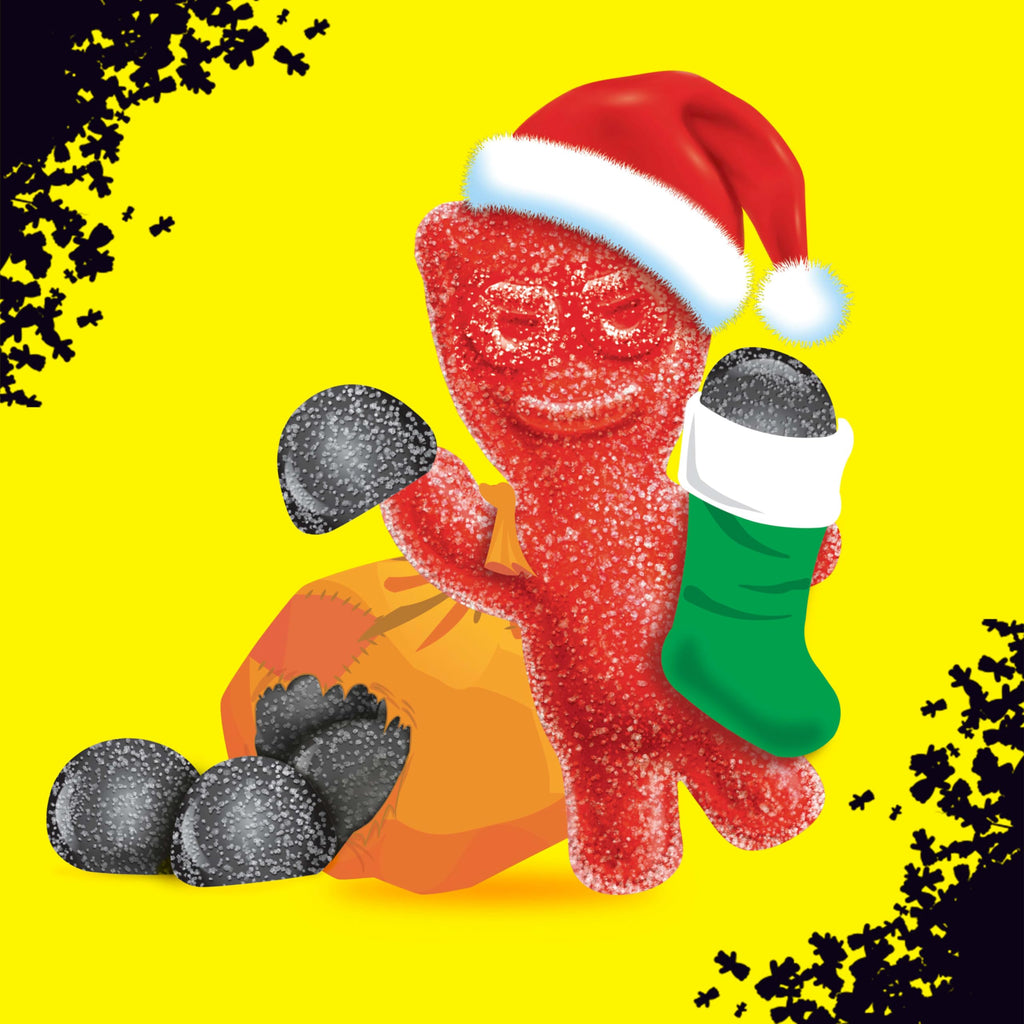 Sour Patch Kids Coal Black Raspberry Soft & Chewy Candy (Pack of 12) Sour Patch Kids