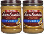 Laura Scudder's Natural Creamy Peanut Butter, 16 oz (Pack of 2) Laura Scudder's