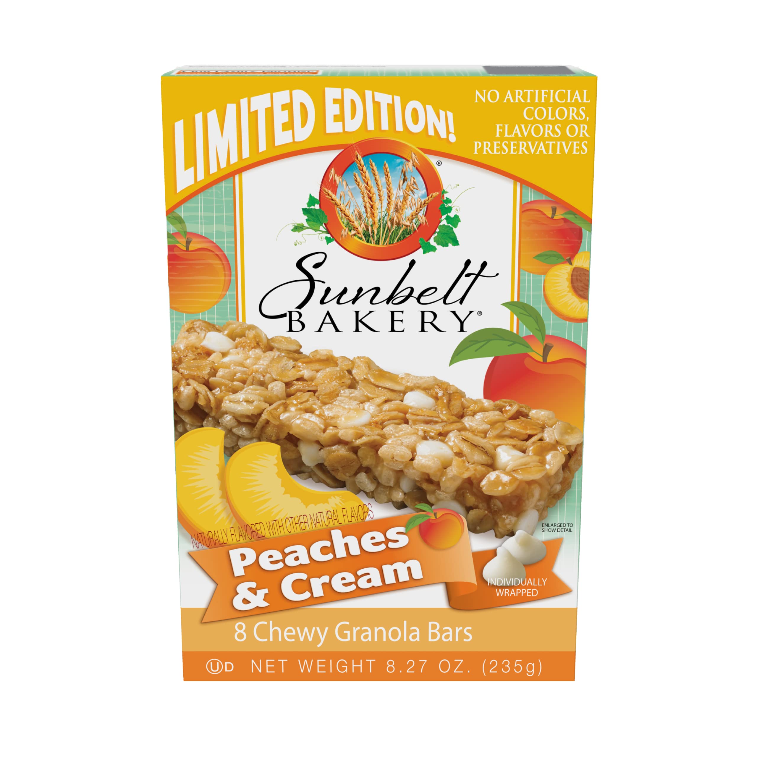 Sunbelt Peaches & Cream Chewy Granola Bars, 32 ct Sunbelt