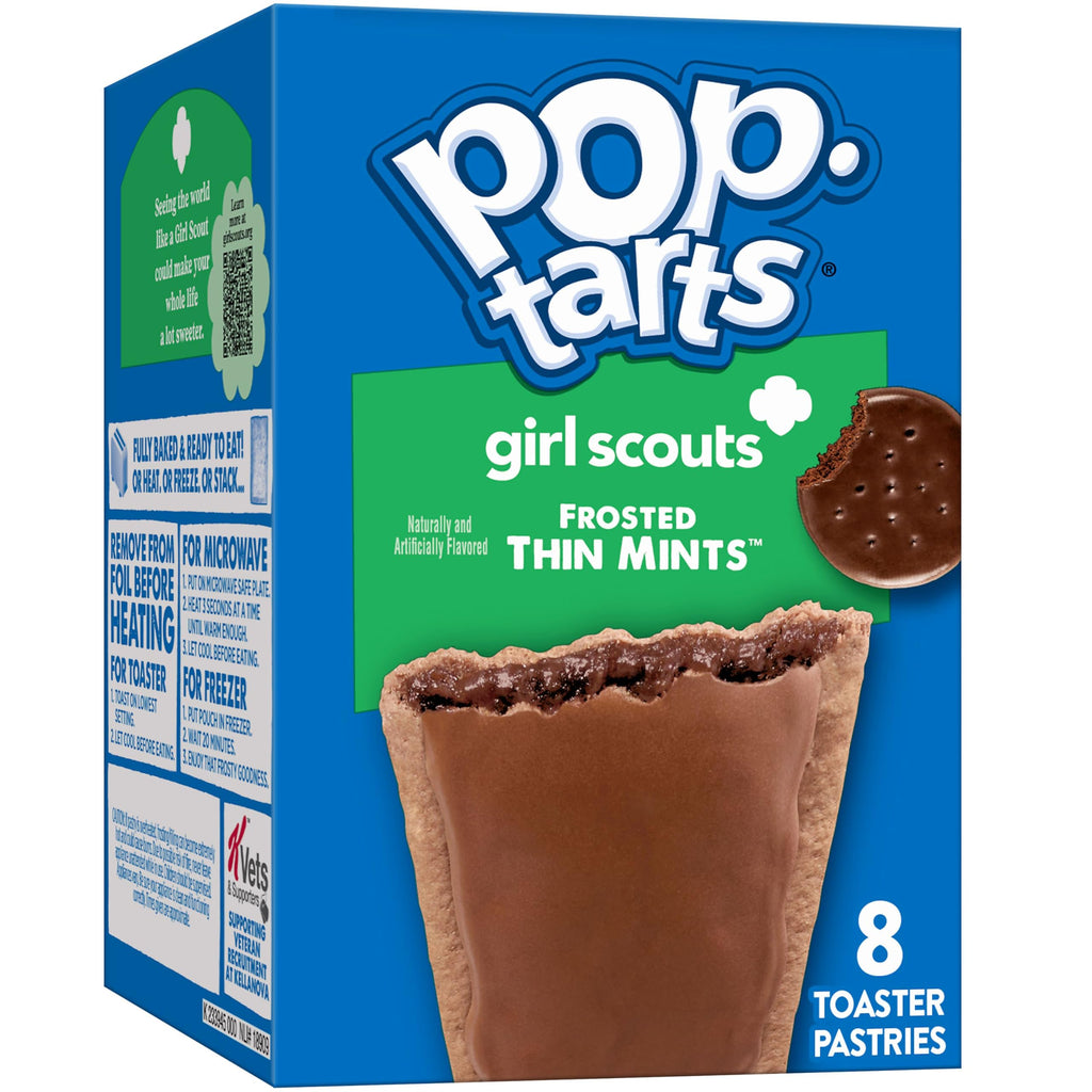 Pop-Tarts Girl Scout Frosted Thin Mints Toaster Pastries, 13.5 oz (8 ct) Pop-Tarts