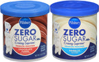 Pillsbury Zero Sugar Frosting, Chocolate & Vanilla, 15 oz (Pack of 2) Pillsbury