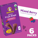 Annie's Organic Fruit Rope Mixed Berry, 4.02 oz (Pack of 6) Annie's