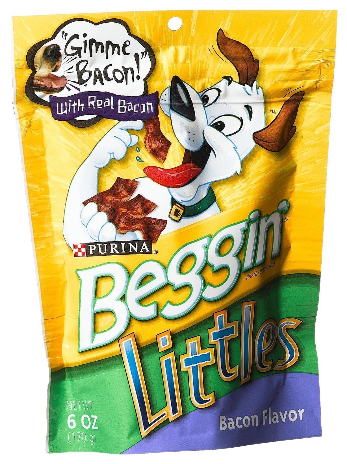 Purina Beggin' Littles Bacon Dog Treats, 6 oz (Pack of 2) Purina