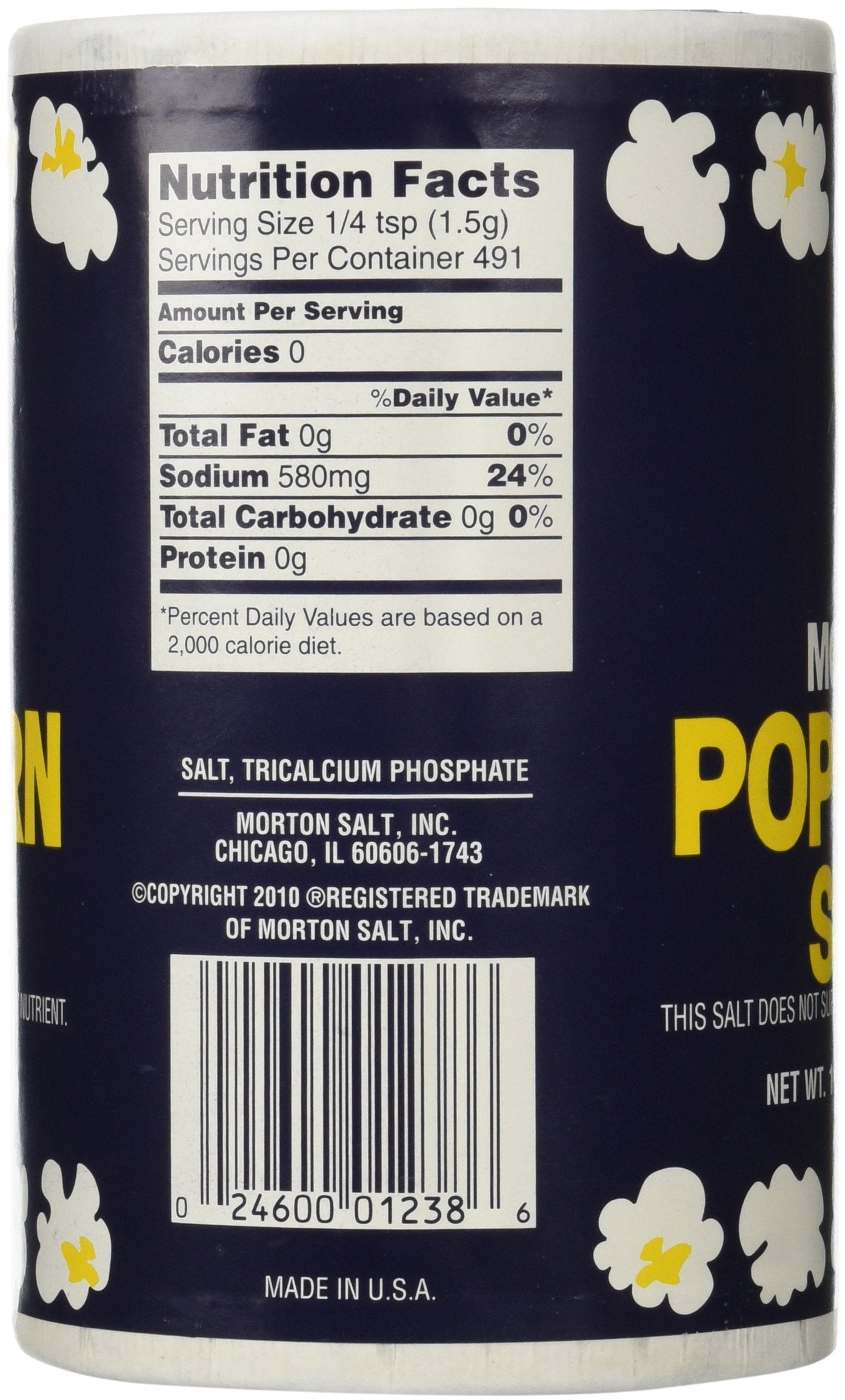 Morton Popcorn Salt, 1 lb 10 oz Morton