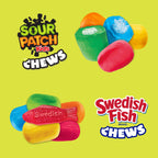 Sour Patch Kids & Swedish Fish Candy Variety Pack, 4 ct Sour Patch Kids