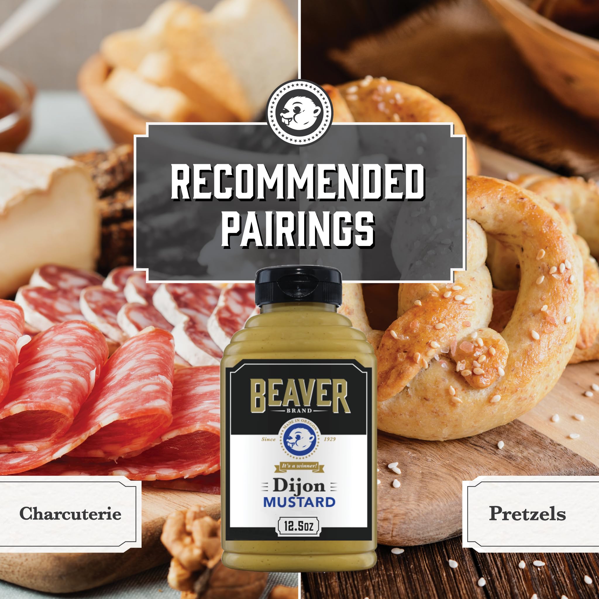 Beaver Mustard Squeeze Bottle