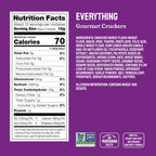 Milton's Gourmet Crackers, Everything, 8.4 oz Milton's