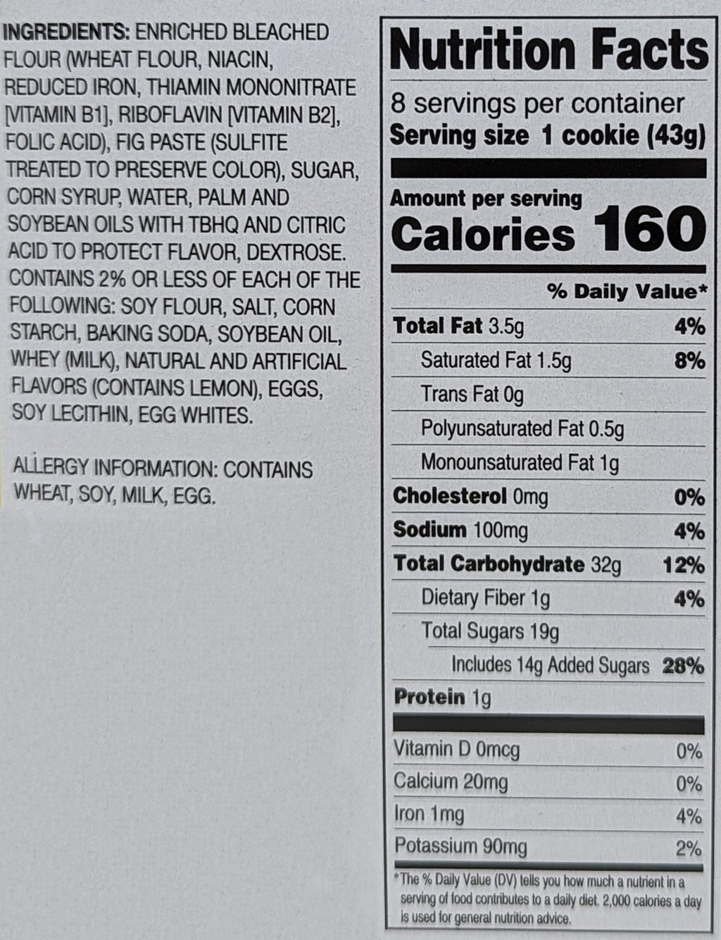 Little Debbie Fig Bars, 8 ct (Pack of 6) Little Debbie