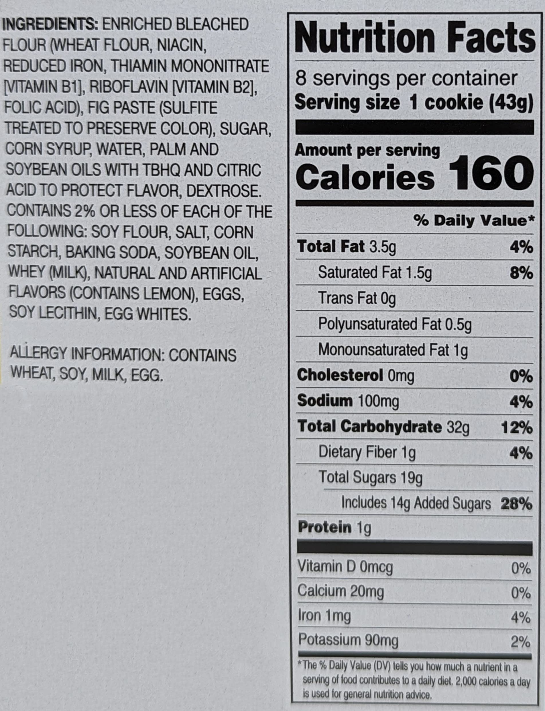 Little Debbie Fig Bars, 8 ct (Pack of 6) Little Debbie