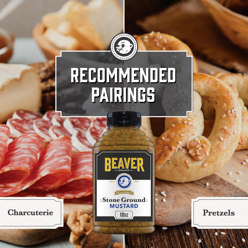Beaver Mustard Squeeze Bottle