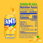 Fanta Pineapple, 12 fl oz (Pack of 12) Fanta