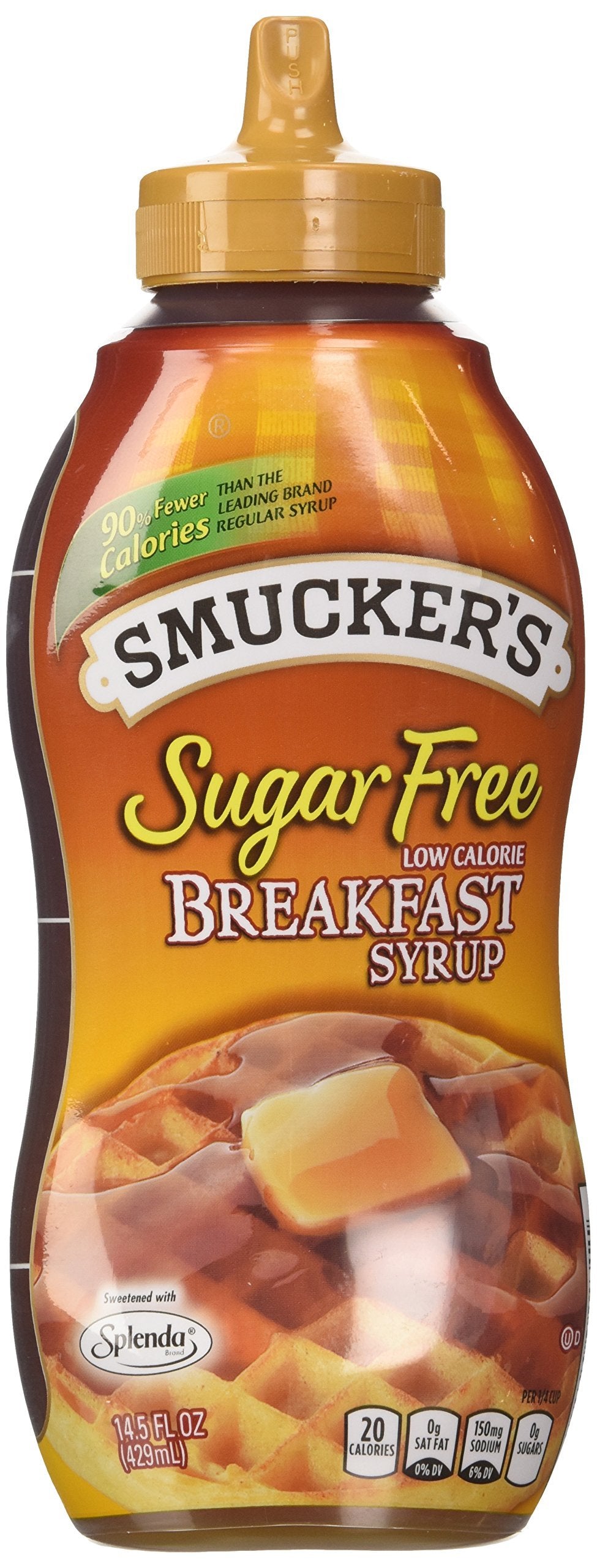 Smucker's Sugar Free Breakfast Syrup, 14.5 oz (Pack of 2) Smucker's