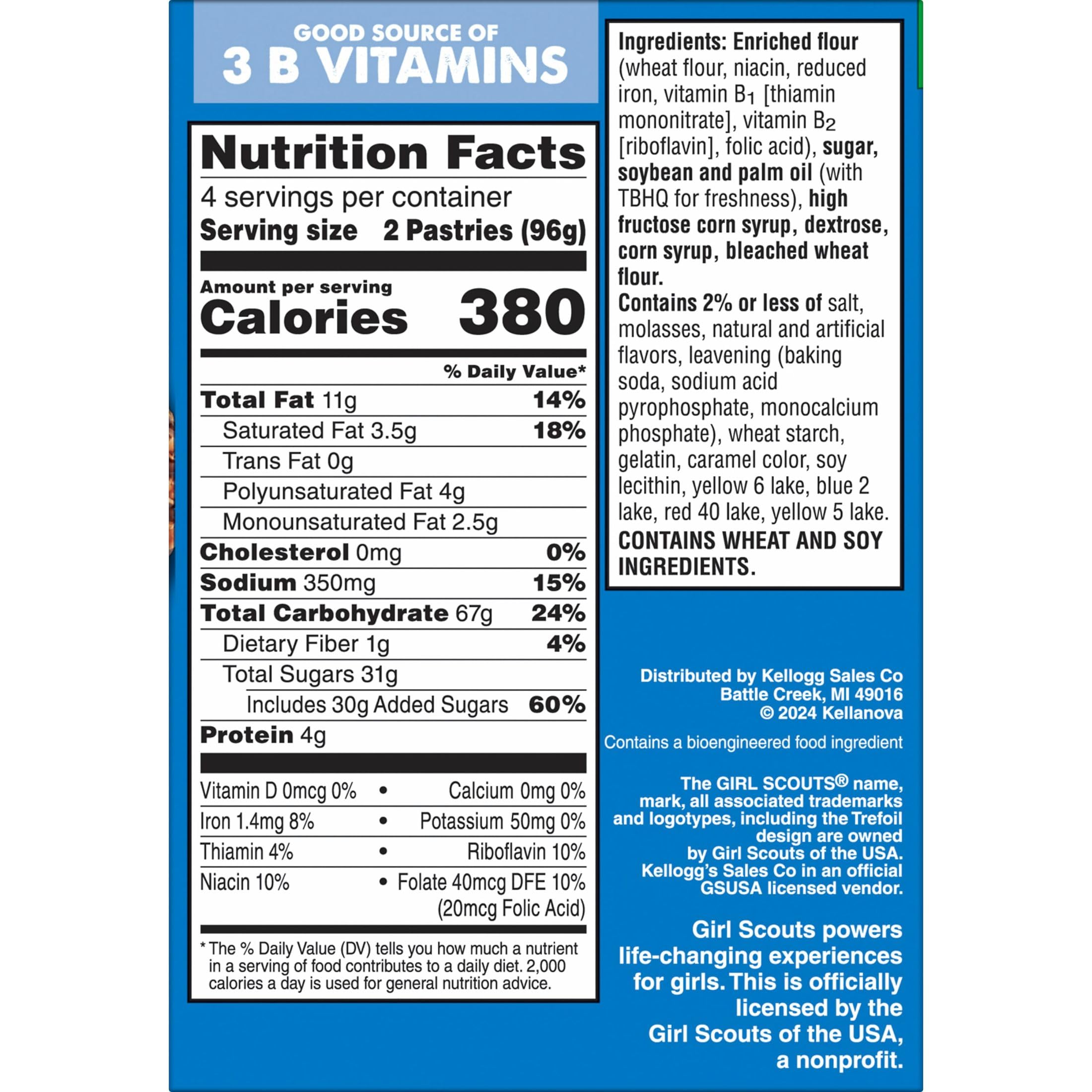 Pop-Tarts Girl Scout Frosted Coconut Caramel Toaster Pastries, 13.5 oz (8 ct) Pop-Tarts