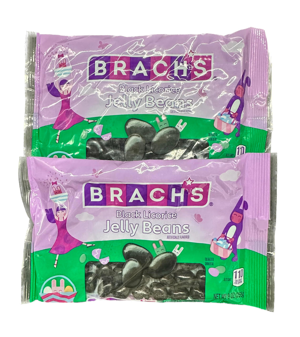 Tundras Black Licorice Easter Jelly Beans, 9 oz (Pack of 2) Tundras
