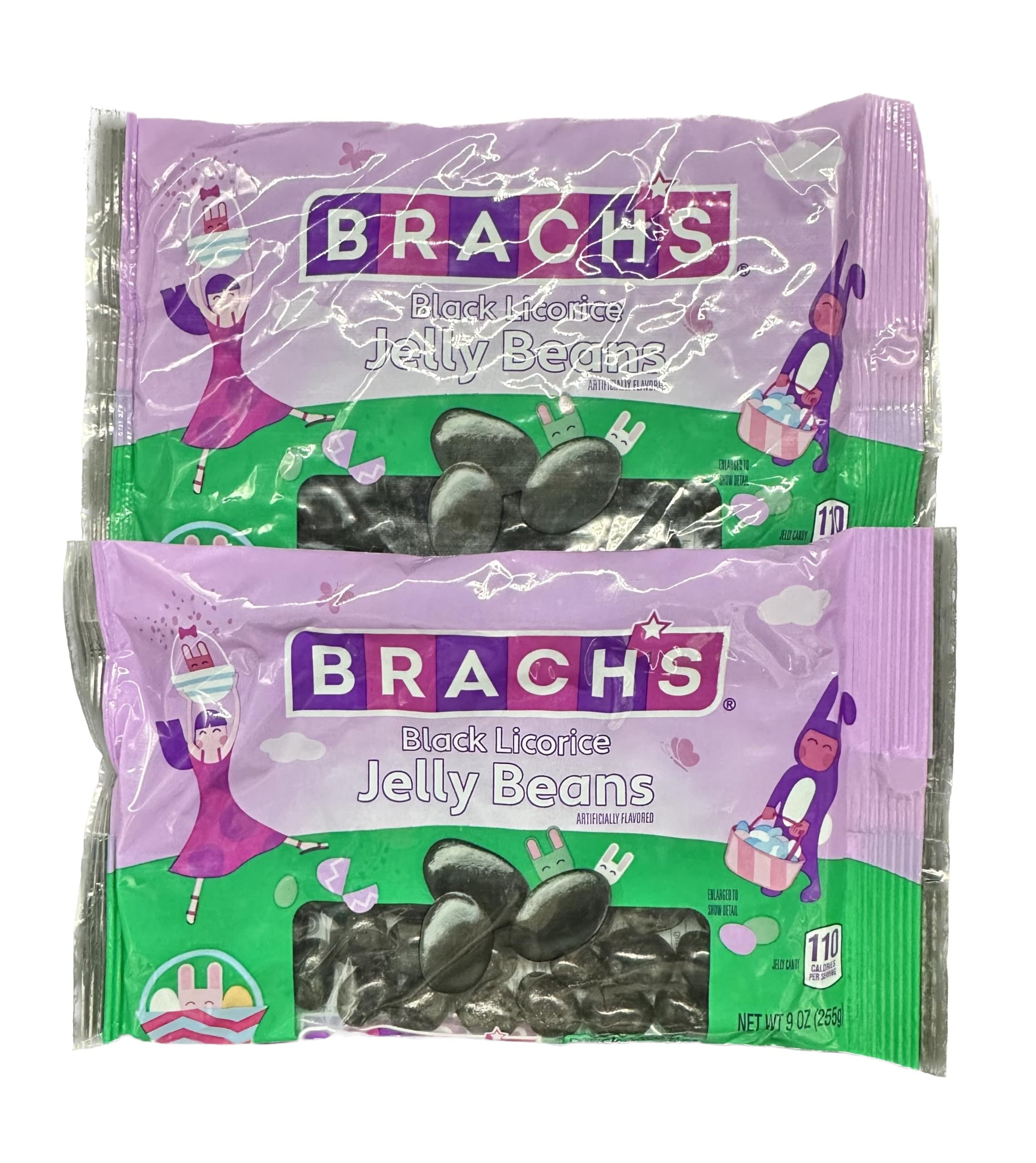Tundras Black Licorice Easter Jelly Beans, 9 oz (Pack of 2) Tundras