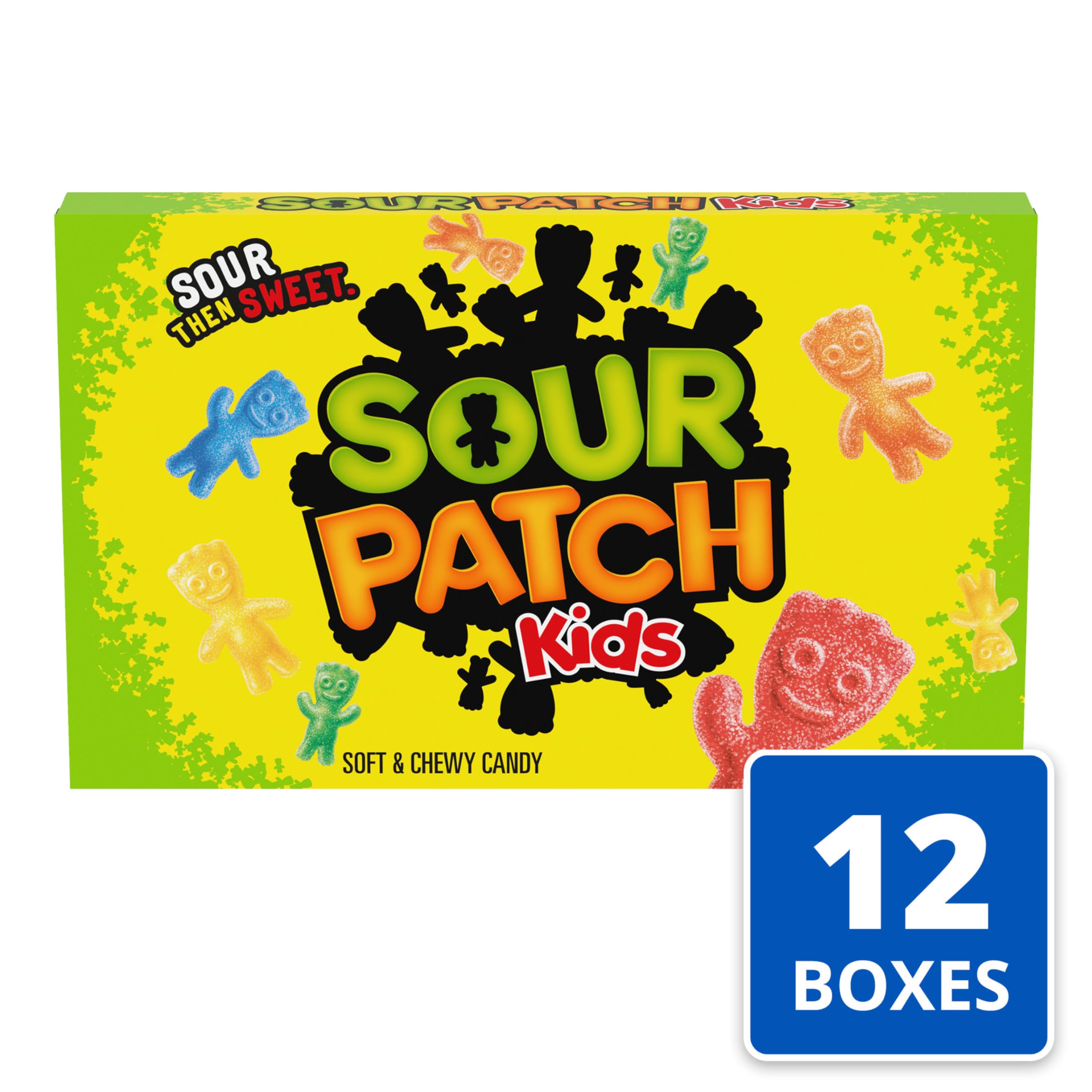 Sour Patch Kids Soft & Chewy Gummy Candy, 3.5 oz (Pack of 12) Sour Patch Kids