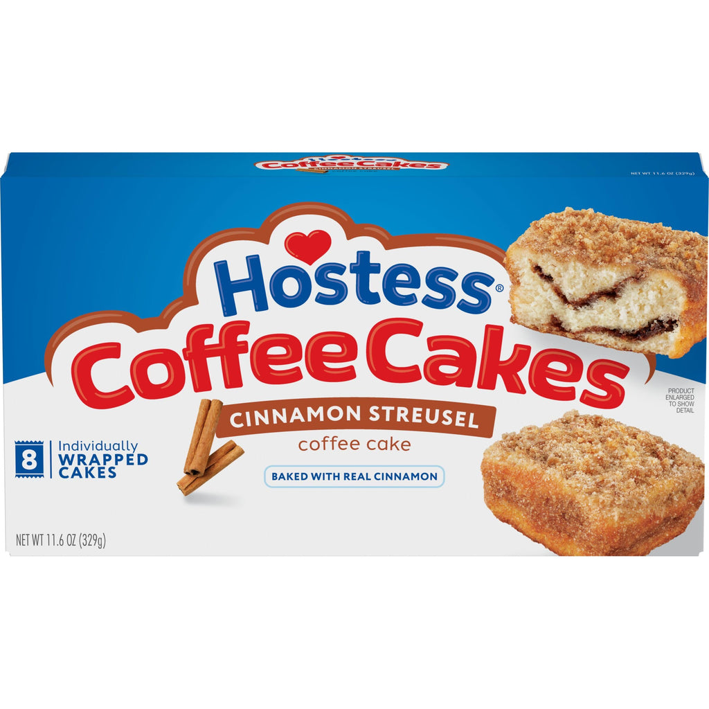 Hostess Cinnamon Streusel Coffee Cakes, 11.6 oz Hostess
