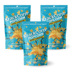 KrackCorn Cheese & Caramel Popcorn. Small Batch Cheddar Caramel Popcorn for Movie Night, Gluten Free Snacks. Non GMO. KrackCorn