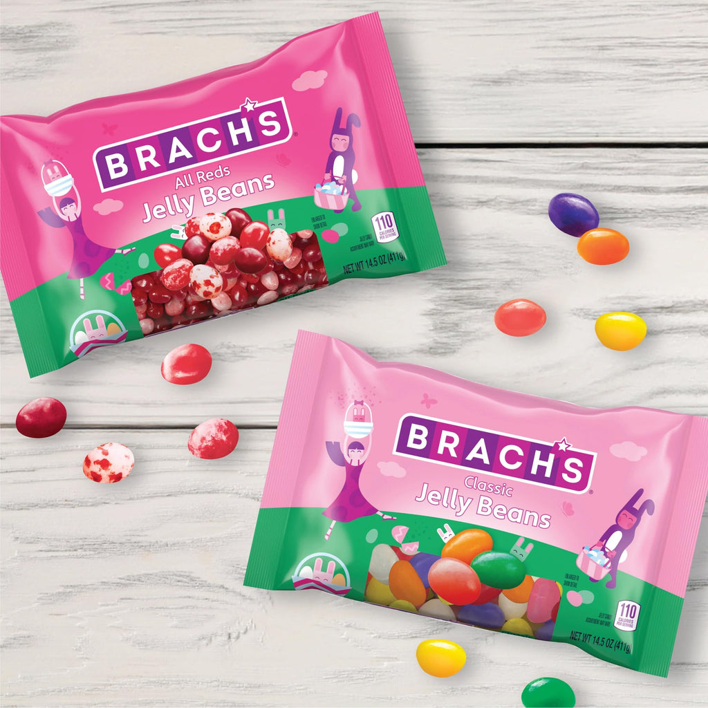Brach's All Red Jelly Beans, Easter Candy, 14.5 oz Brach's