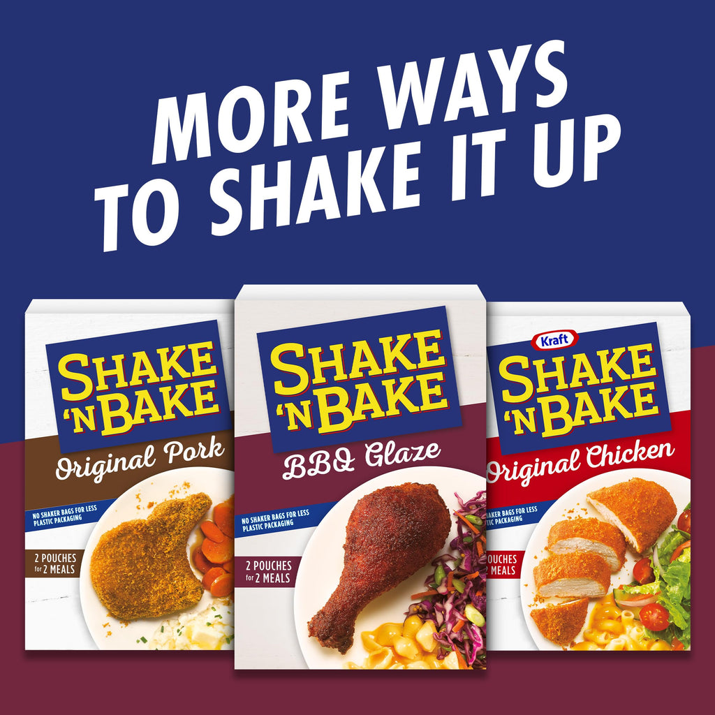 Shake 'N Bake BBQ Glaze Seasoned Coating Mix, 6 oz Shake 'N Bake
