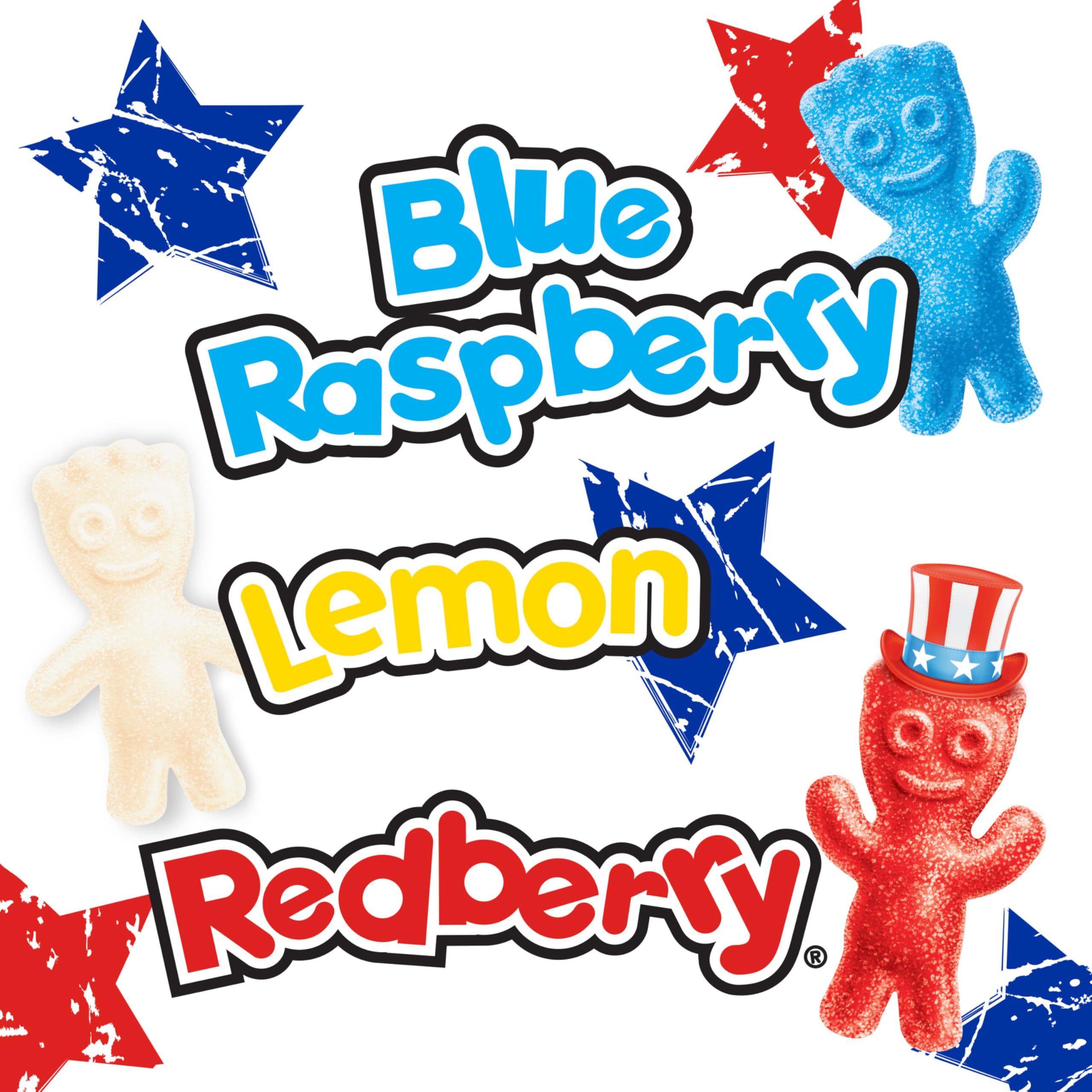 Sour Patch Kids Red, White & Blue Soft & Chewy Gummy Candy, 12 Boxes