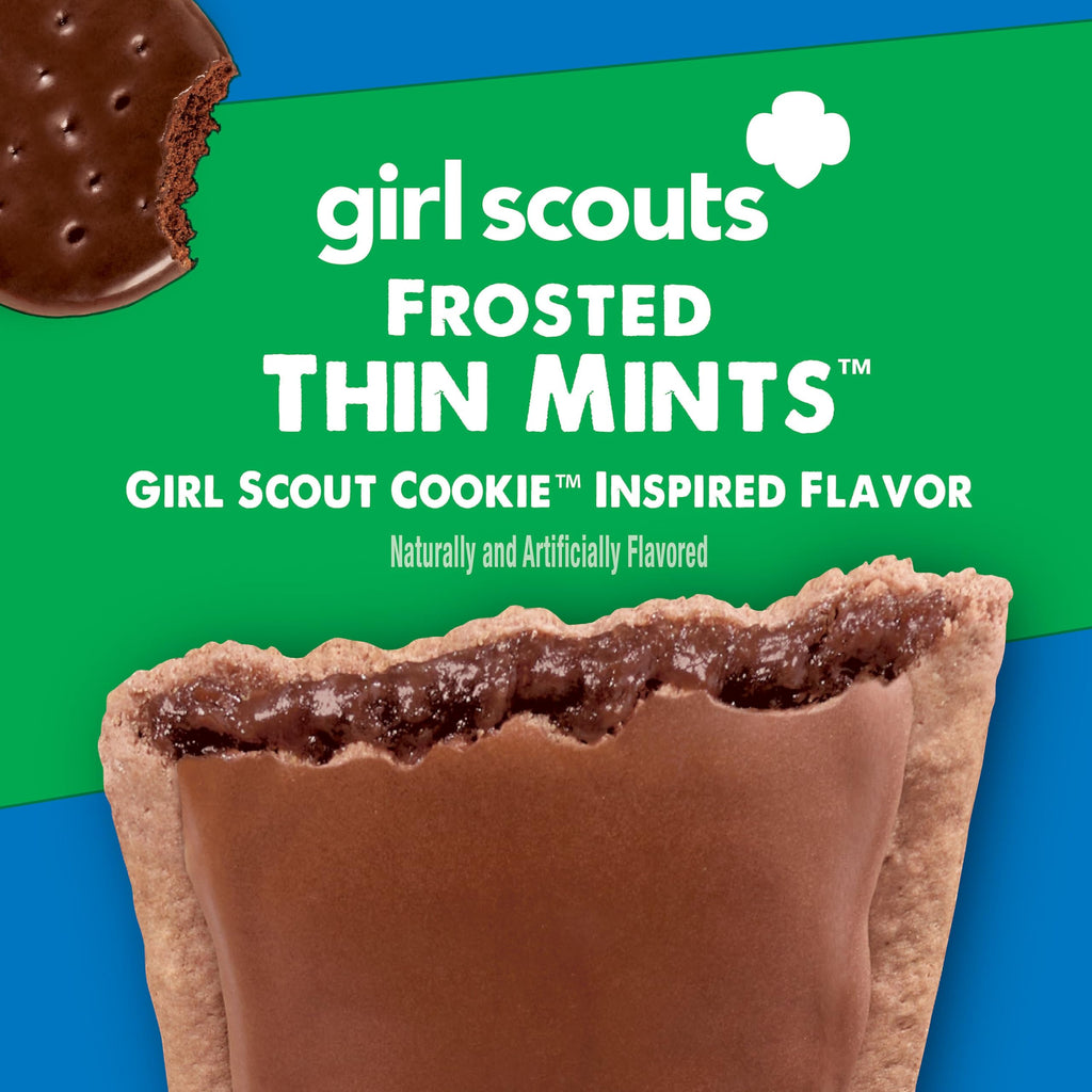 Pop-Tarts Girl Scout Frosted Thin Mints Toaster Pastries, 13.5 oz (8 ct) Pop-Tarts