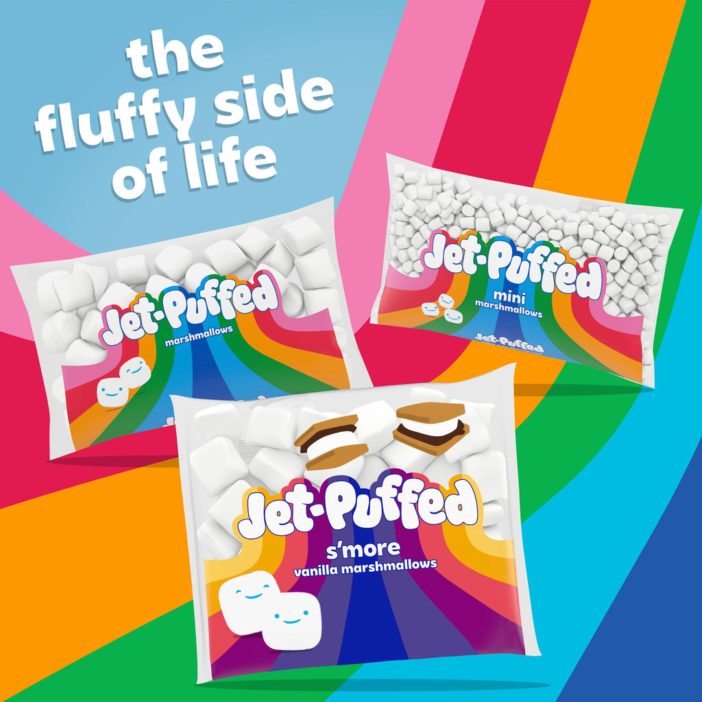 Jet-Puffed S'mores Vanilla Marshmallows, 21 oz Jet-Puffed