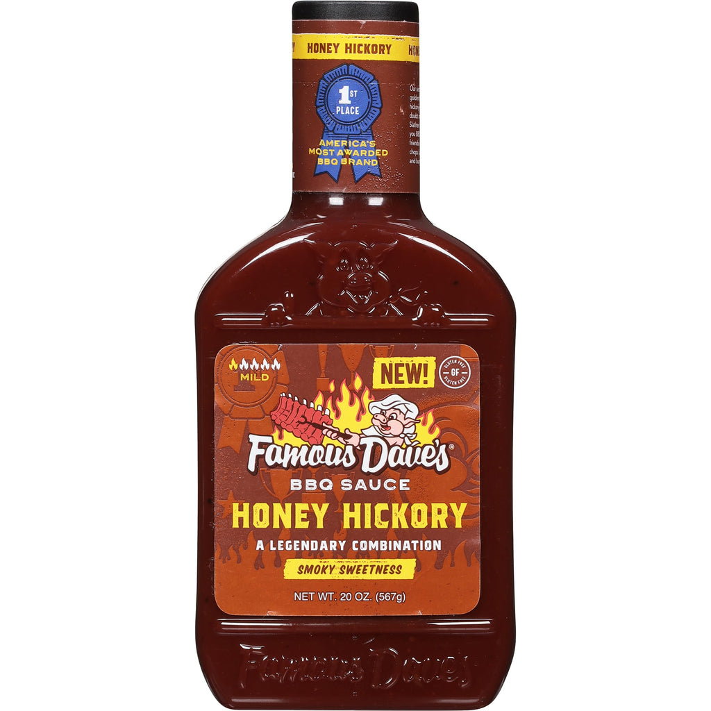 Famous Dave's Honey Hickory BBQ Sauce, 20 oz Famous Dave's