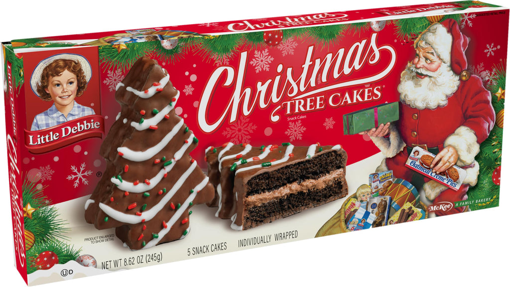 Little Debbie Christmas Tree Cakes Chocolate, 30 ct (Pack of 6) Little Debbie