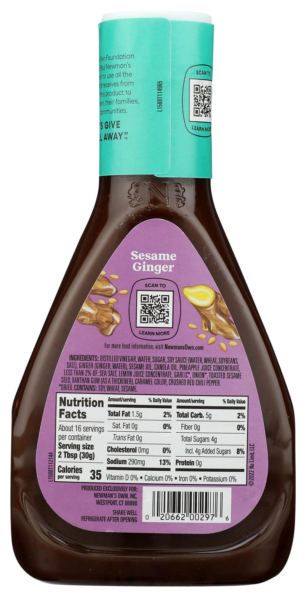 Newman's Own Salad Dressing Newman's Own