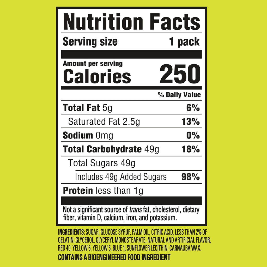 Sour Patch Kids Chews, 12-2.12 oz Bags