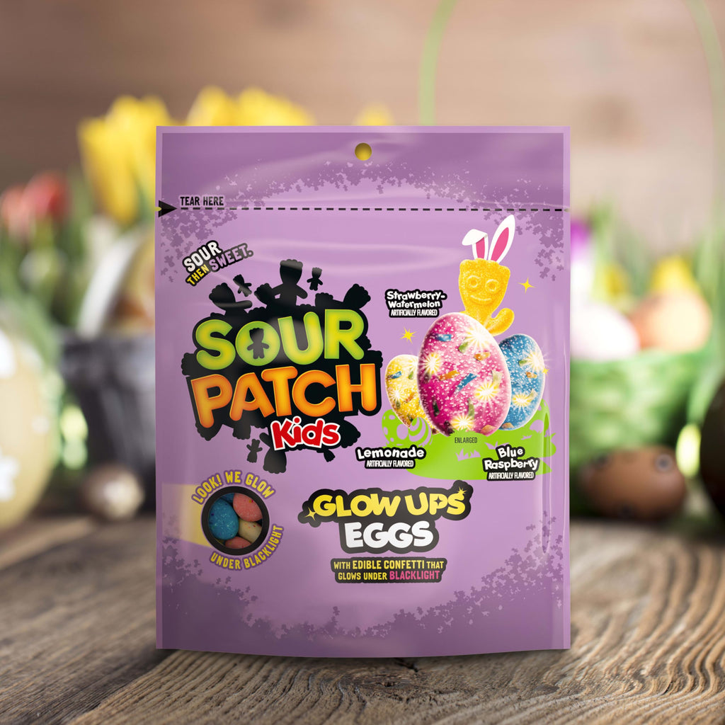 Sour Patch Kids Glow Ups Eggs Candy, 8.4 oz Sour Patch Kids