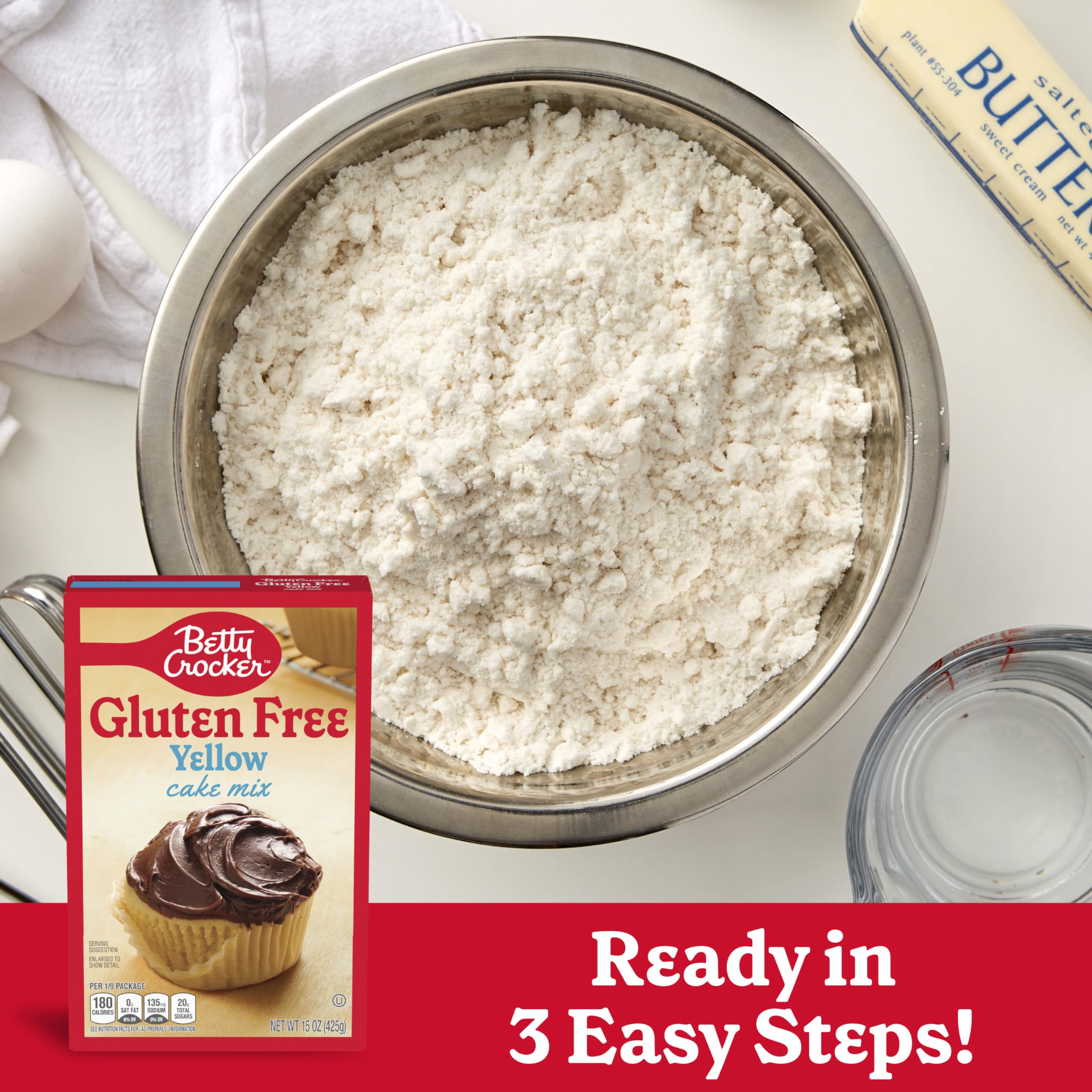 Betty Crocker Gluten Free Yellow Cake Mix, 15 oz Betty Crocker