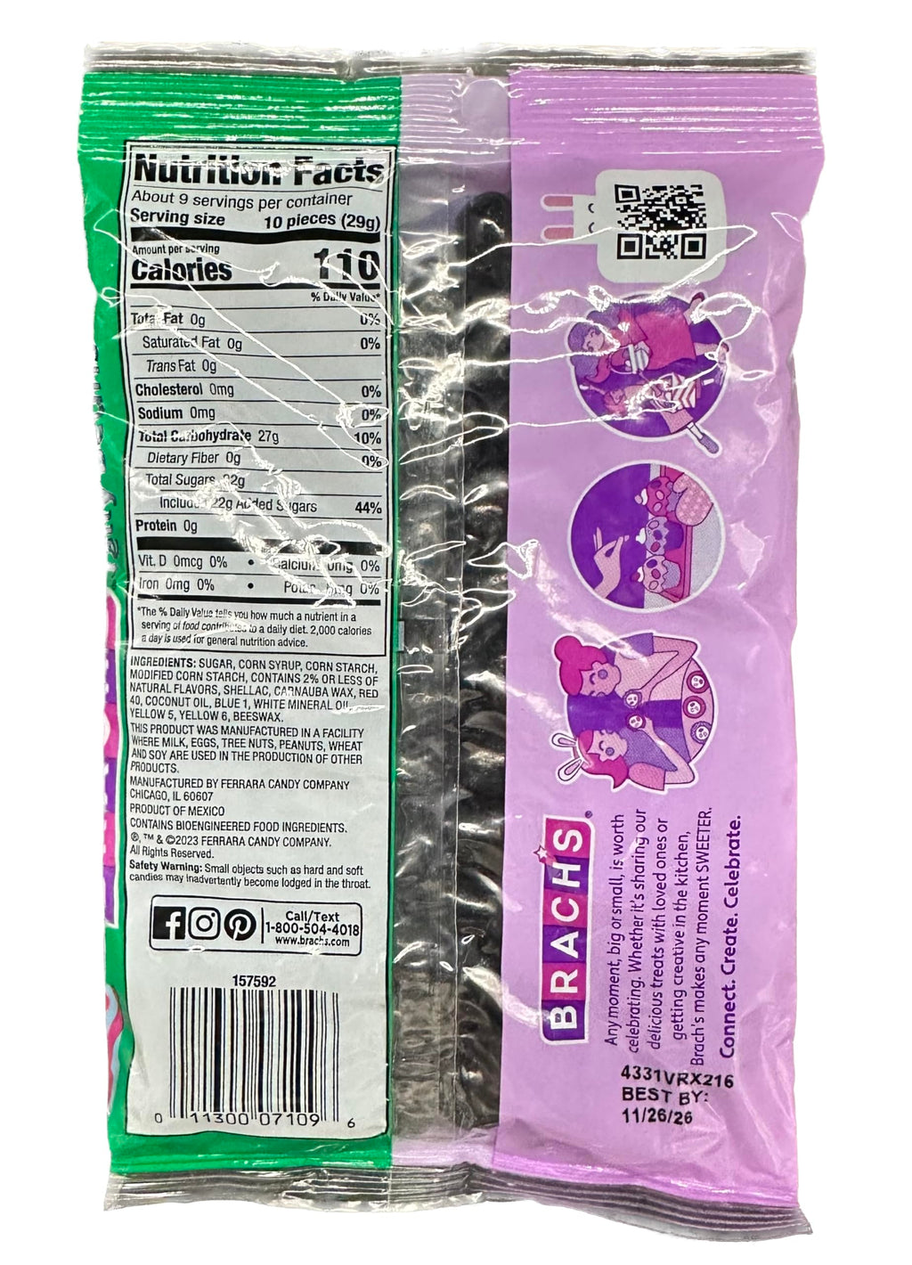 Tundras Black Licorice Easter Jelly Beans, 9 oz (Pack of 2) Tundras